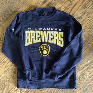 MLB Milwaukee Brewers Navy Sweatshirt